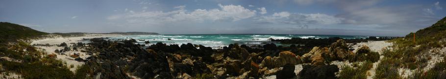 Strandpanorama nahe des Hamersley Inlet