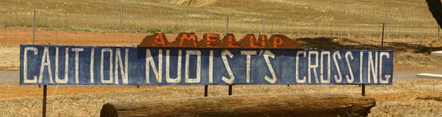 Caution - Nudist&rsquo;s crossing?