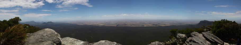 Panorama vom Bluff Knoll nach Norden