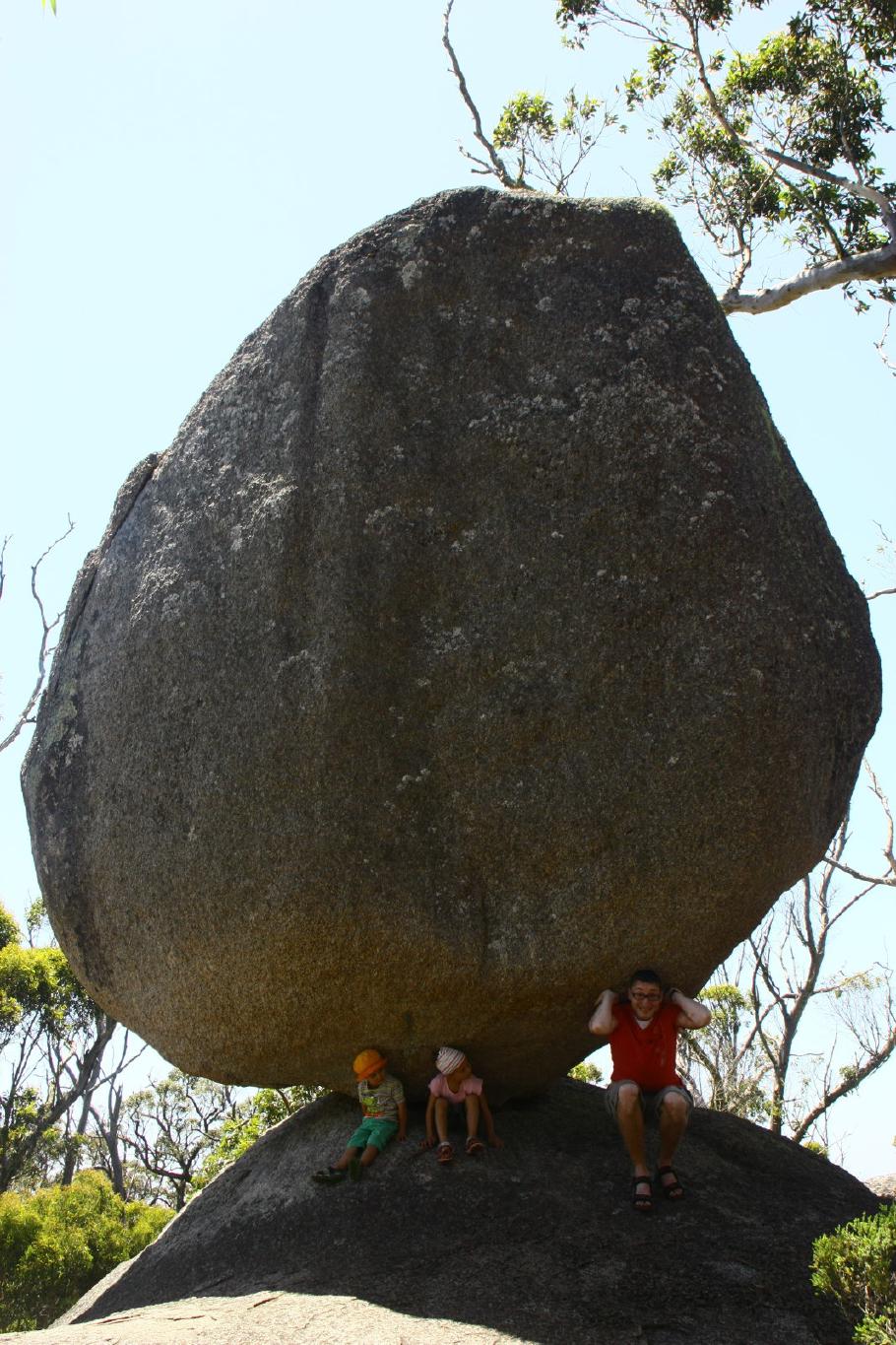 Wir stützen mal kurz den Balancing Rock