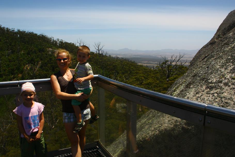 Auf dem Gipfel des Castle Rock
