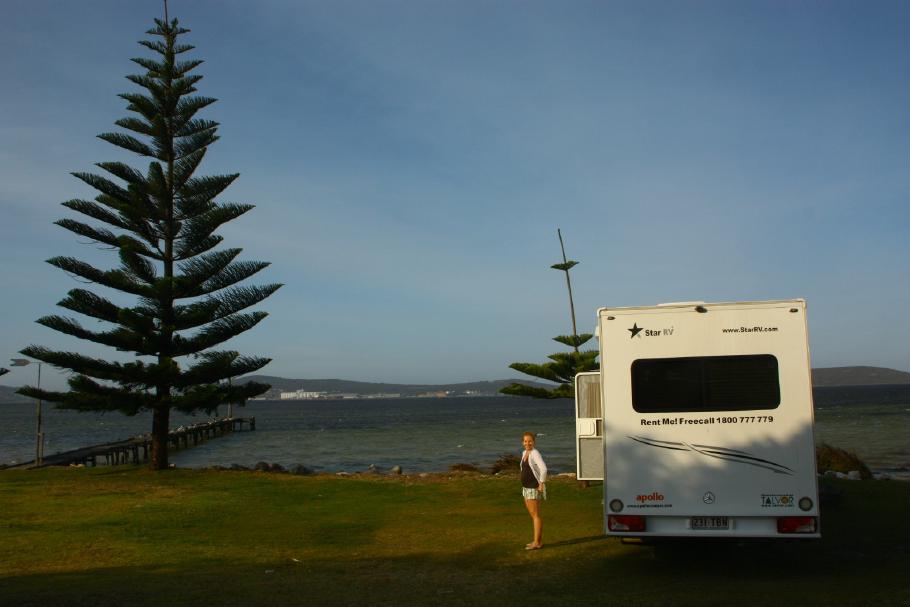 Unser Campingplatz am Abend