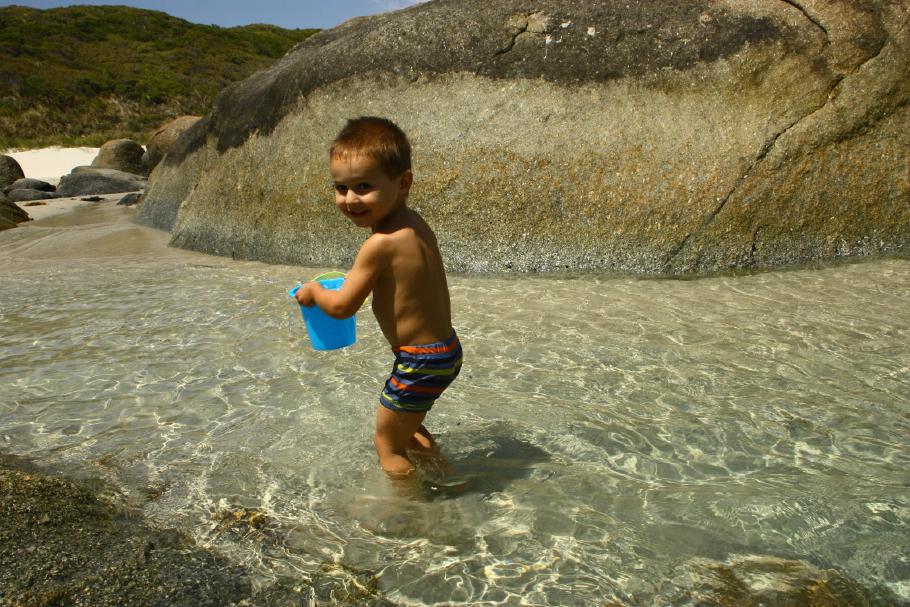 &hellip; und bilden auf der anderen Seite jede Menge Pools und Tümpel