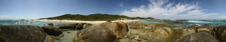 Panorama des Greens Pool und der dortigen Küste