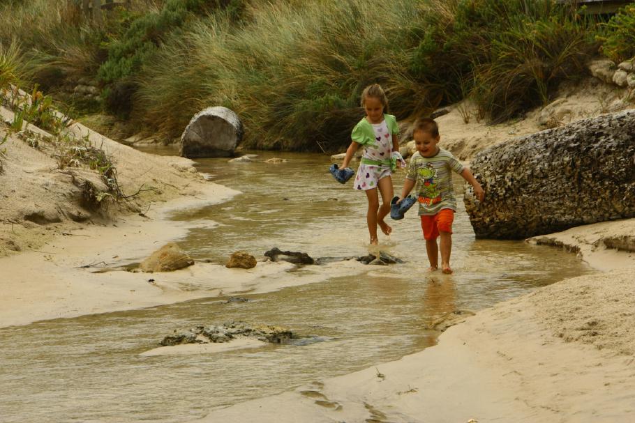 Ein Flüsschen zum Plantschen