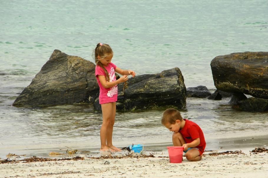 Die Kinder können in Ruhe buddeln &hellip;