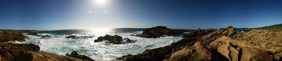 Panorama der Canal Rocks