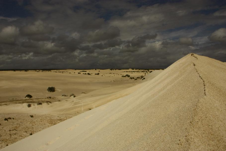 Es kommt einem vor, als wandert man durch die Wüste