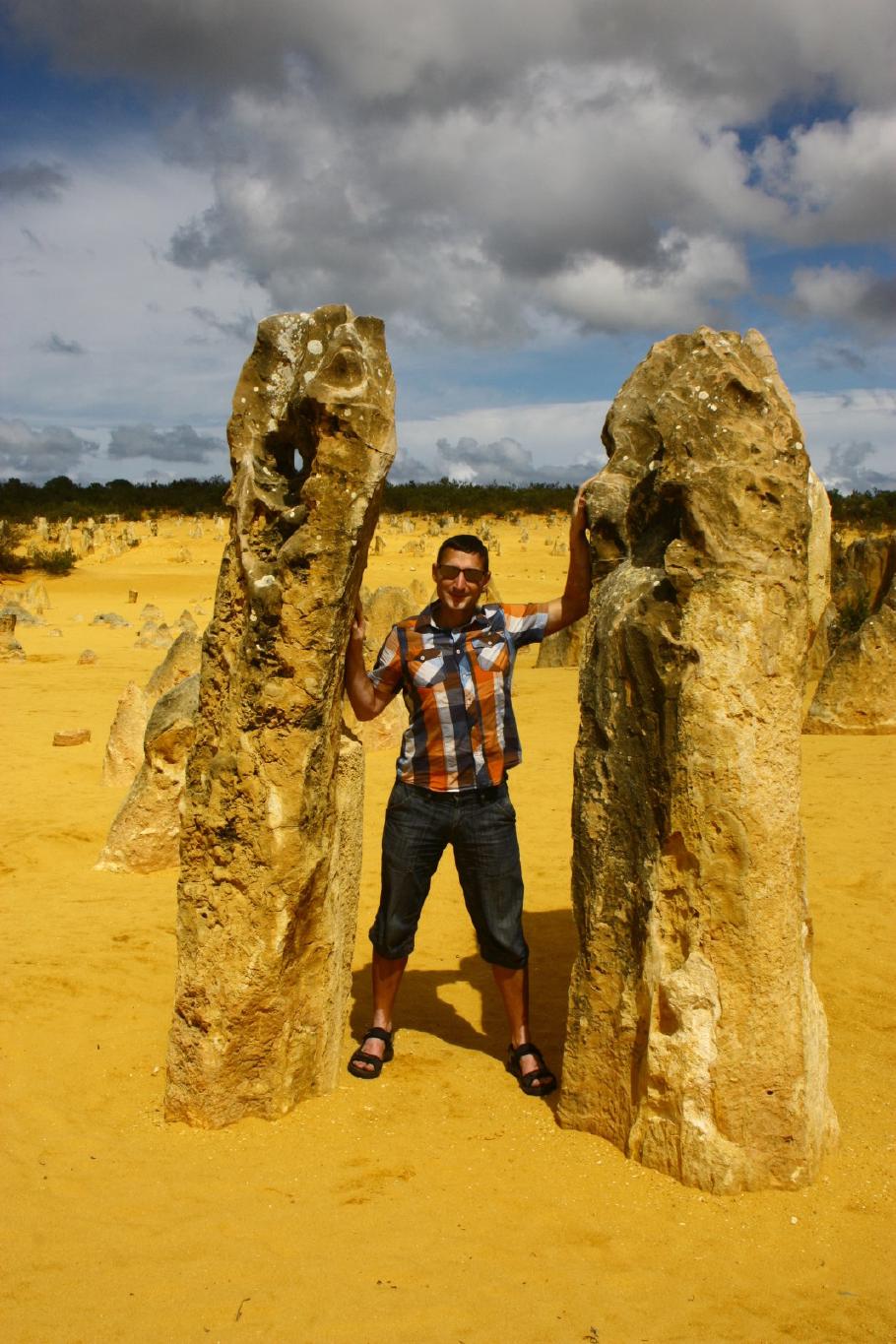 Die Pinnacle-Wüste wirkt beeindruckend und fremdartig