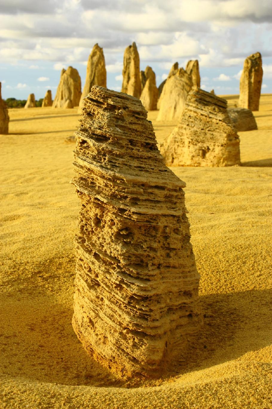 Die Struktur und Beschaffenheit der Steine ist überraschend vielfältig.