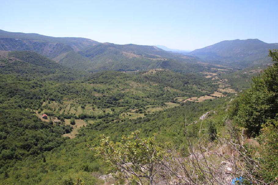 Blick ins Tal des Biokovu-Nationalparks