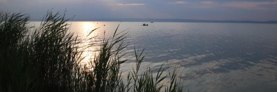 Sonnenuntergang über dem Neusiedler See