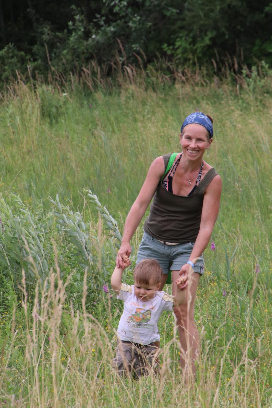 Auch Mattis geht mit auf Jagd.