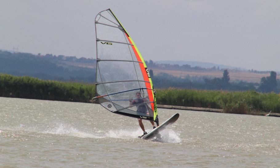 Auf dem Bild sieht man zum Glück nicht, dass ich gleich im Wasser liege ;-)