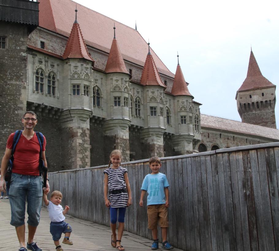 Die Burg war toll, nun geht es weiter.