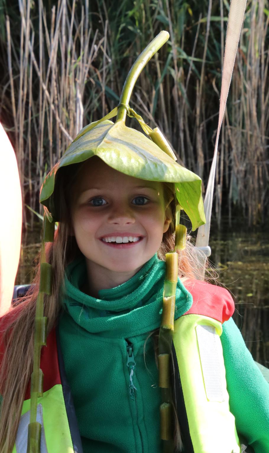 Ein umgebautes Seerosenblatt verwandelt Annabell in einen Flusswichtel.