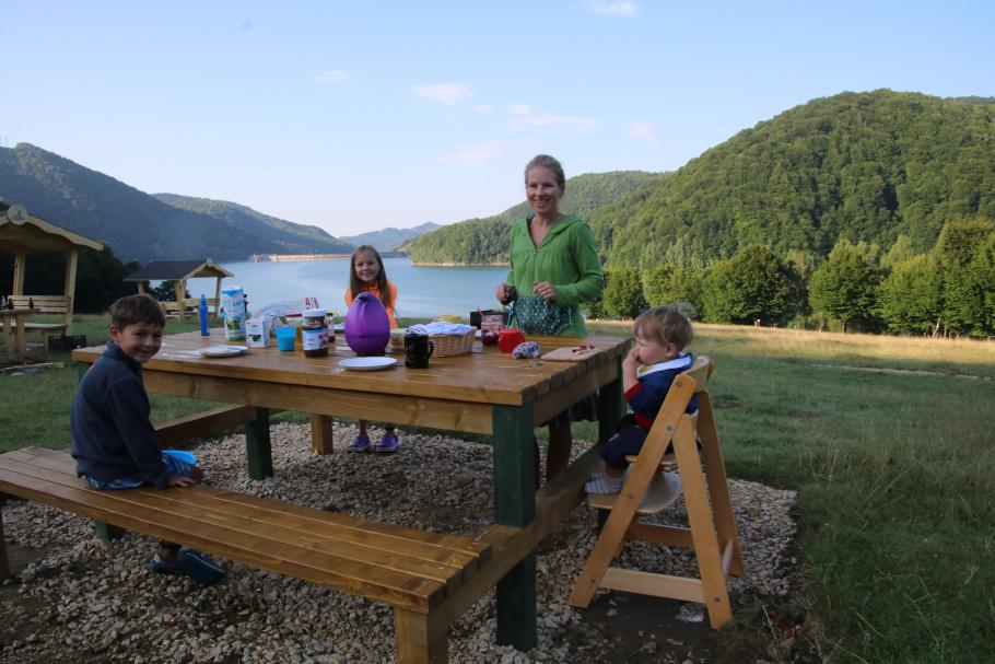 Gleich gibt es Morgensonne.