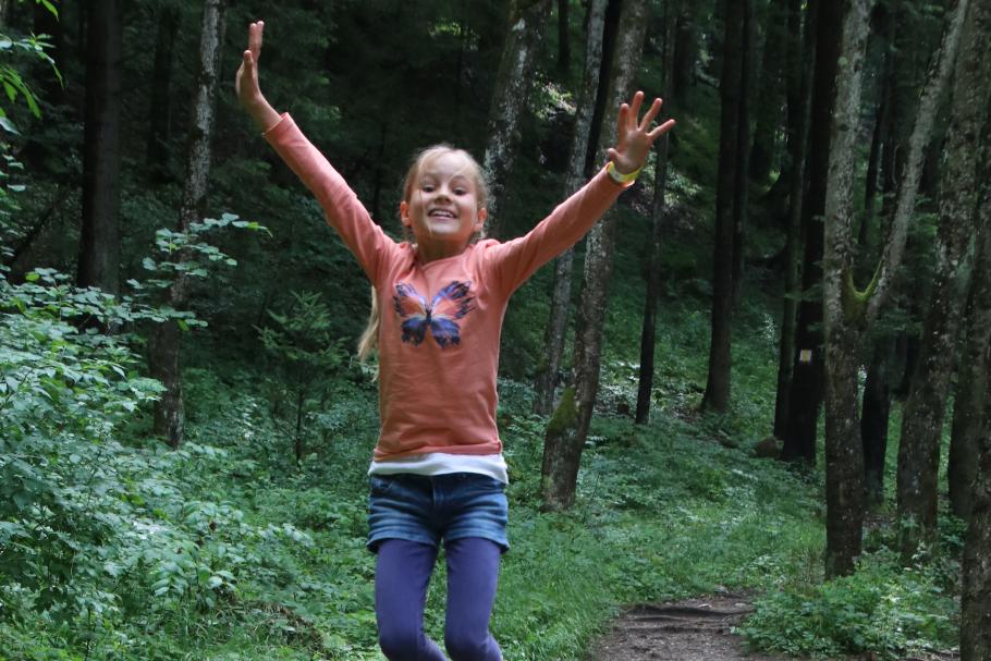 Die Leichteren unter uns müssen nur etwas mit den Flügeln schlagen.