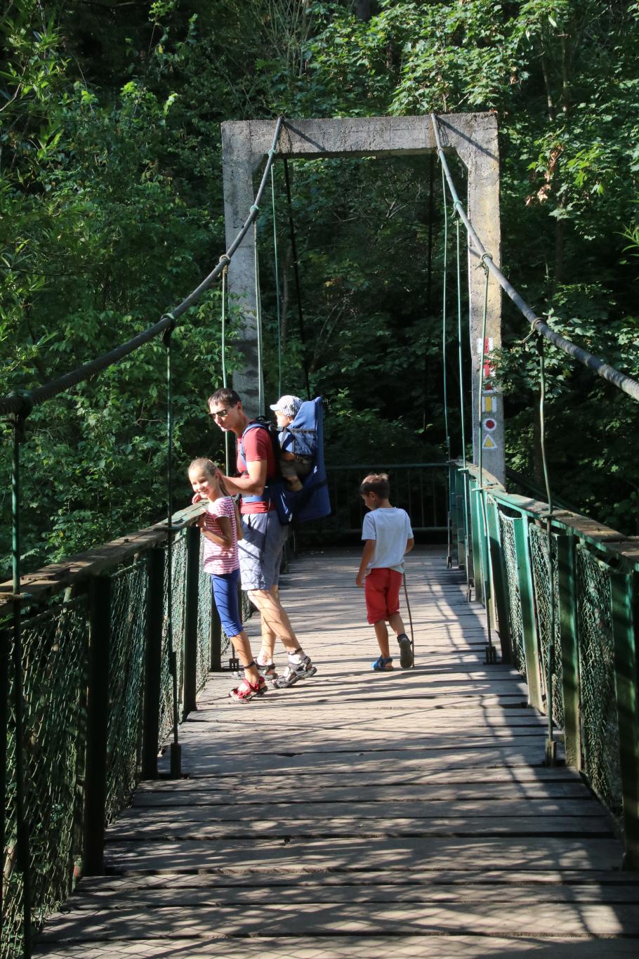 Wir wechseln mehrfach die Seite.