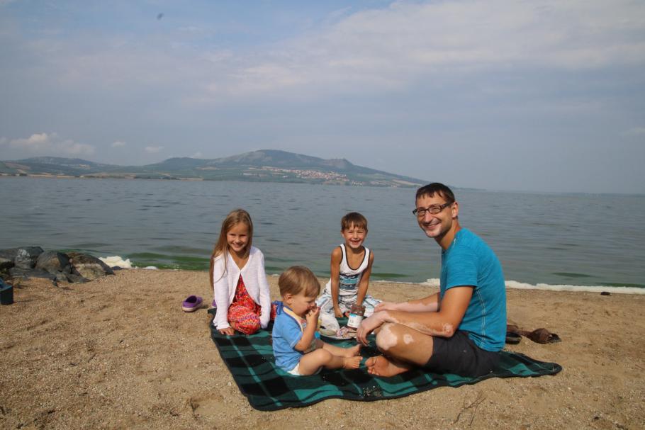 Wenn das Wasser nicht so grün wäre, würden wir hier bleiben.