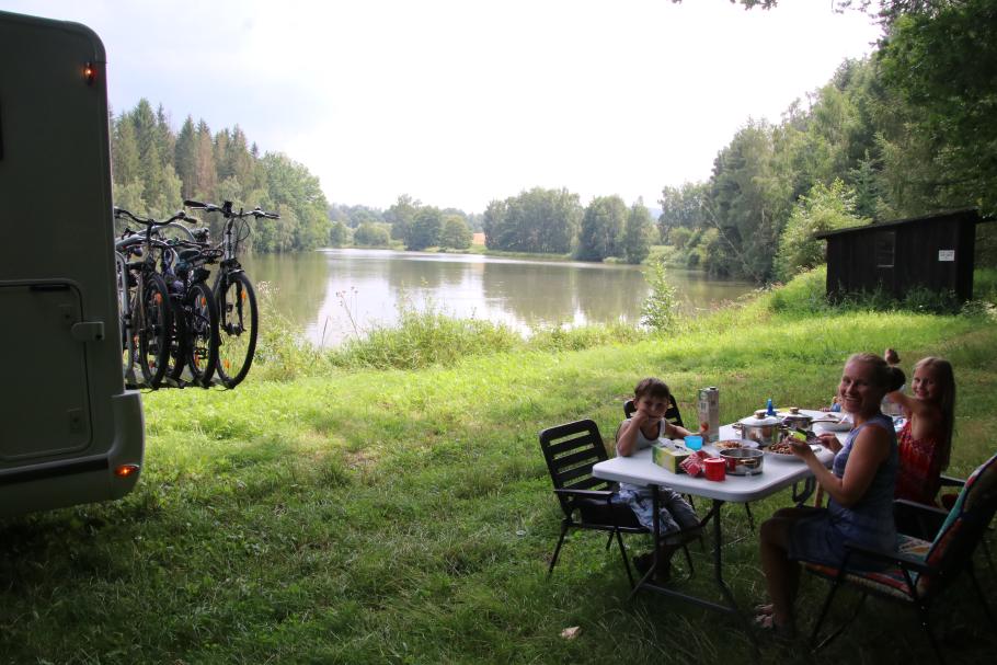 Unser Mittagsstopp wäre auch ein schöner Übernachtungsplatz.