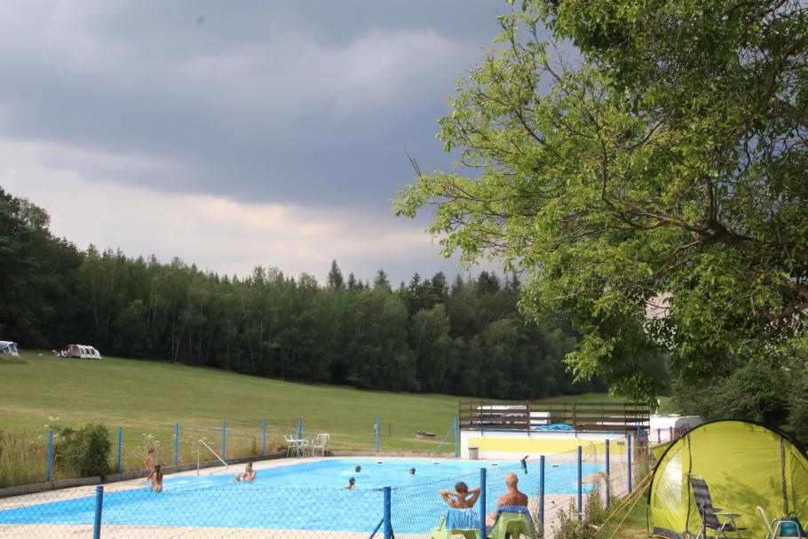Perfektes Badewetter, wenn man das Gewitter da hinten mal außer Acht lässt.