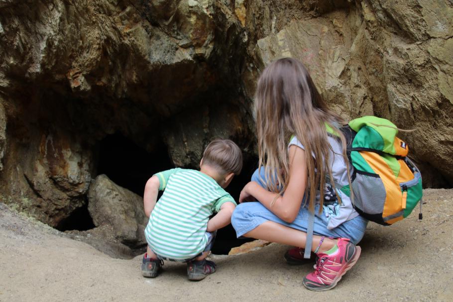 Hier wurden einst Mineralien abgebaut.