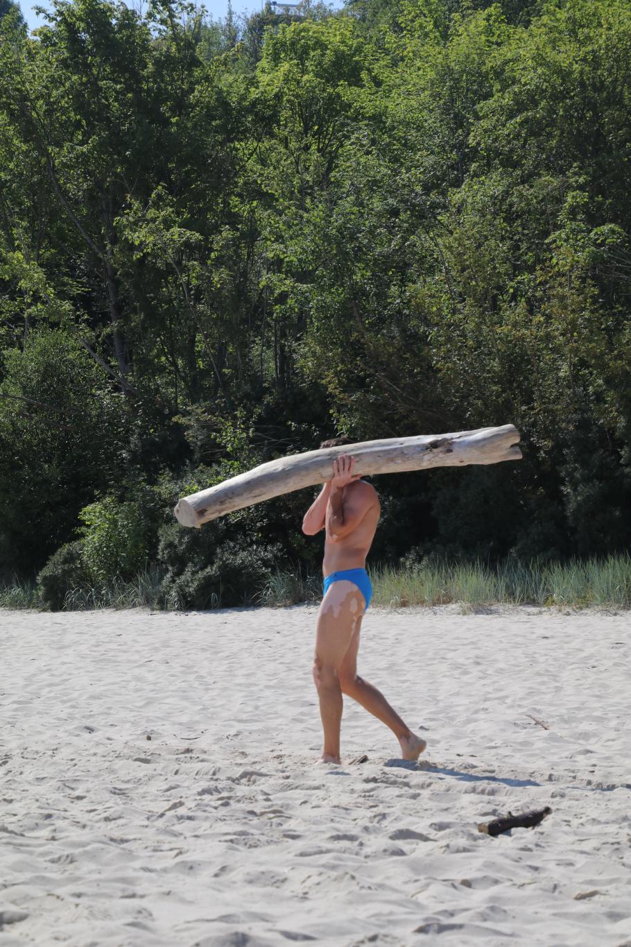 Heute muss Papa mit ran.