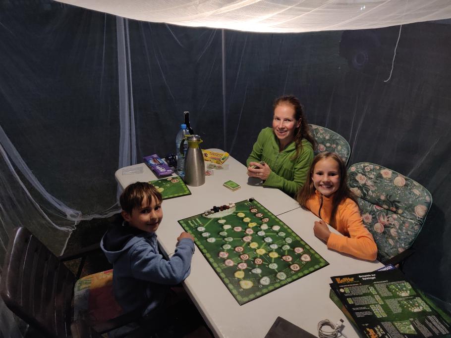 Die Kinder haben Keltis für sich entdeckt.