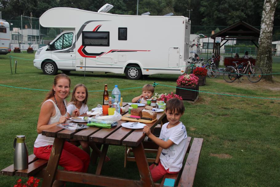 Das viele Radeln hat Appetit gemacht.