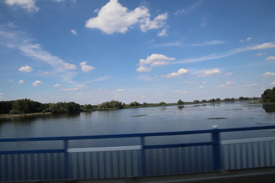 So weit im Süden bildet die Oder noch nicht die Deutsch-Polnische Grenze.