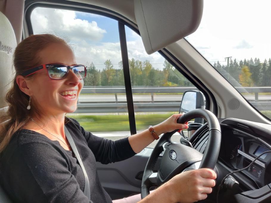 Strahlender Sonnenschein.