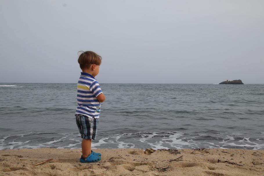 Mattis ist anfangs noch etwas skeptisch.