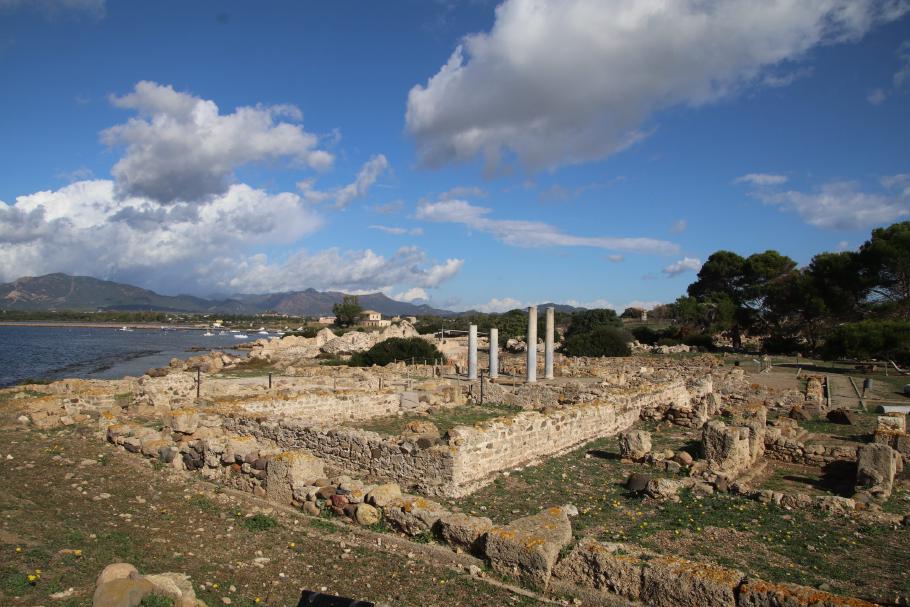 Das größte Wohnhaus hier hatte 900 m² Grundfläche und vermutlich zwei Etagen.