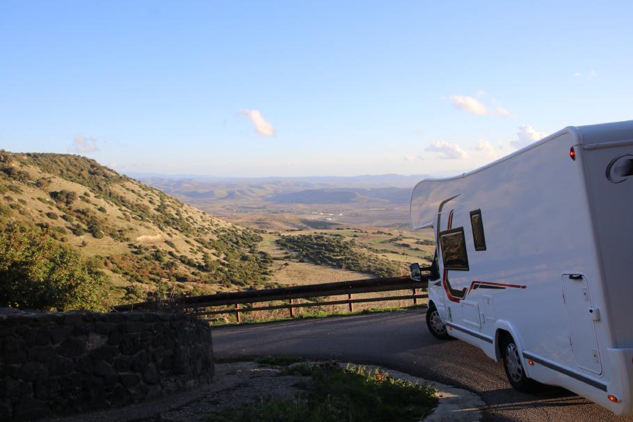 Blick von der Hochebene.