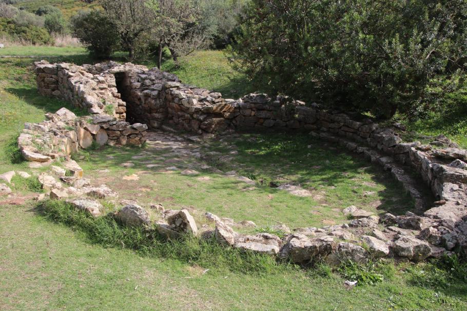 Der Eingang zum Heligtum.