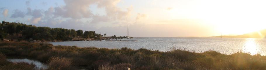 Sonnenaufgang über dem Golf.