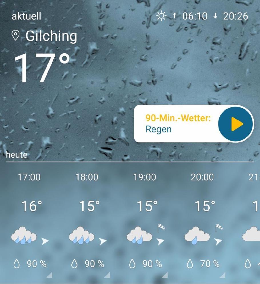 Zum Glück ist das hier auf halber Strecke.