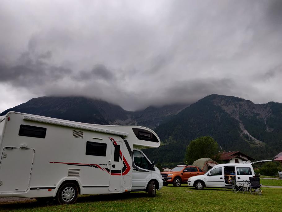 Der heutige Stellplatz gibt einen Vorgeschmack auf die nächsten Tage.