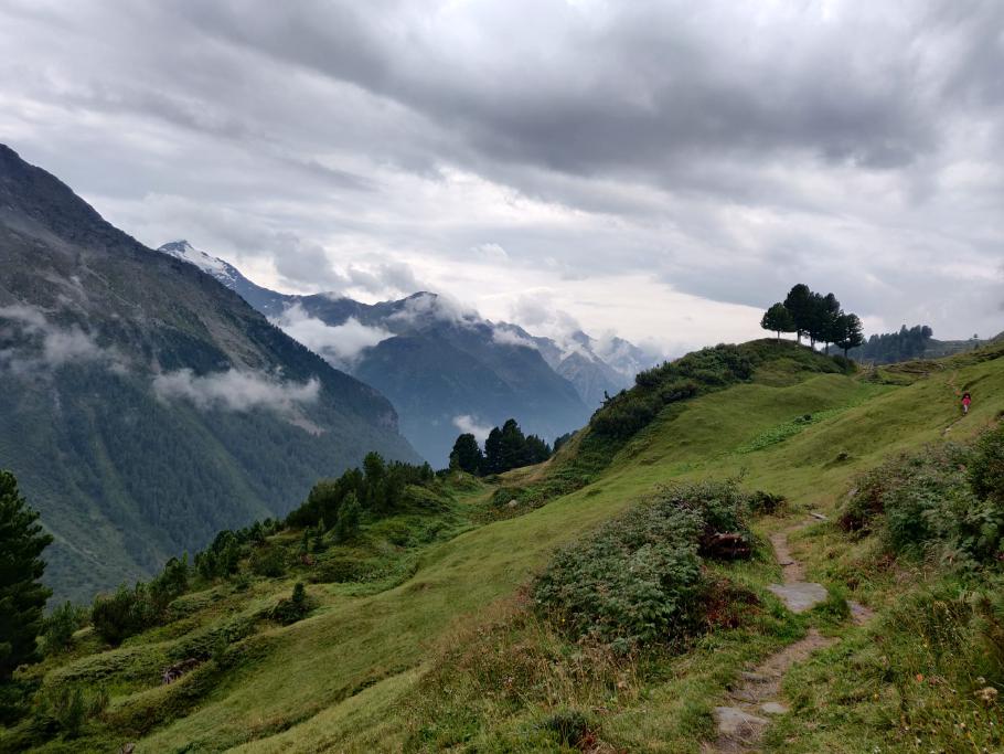 Nach dem Regen ist die Luft ganz klar.