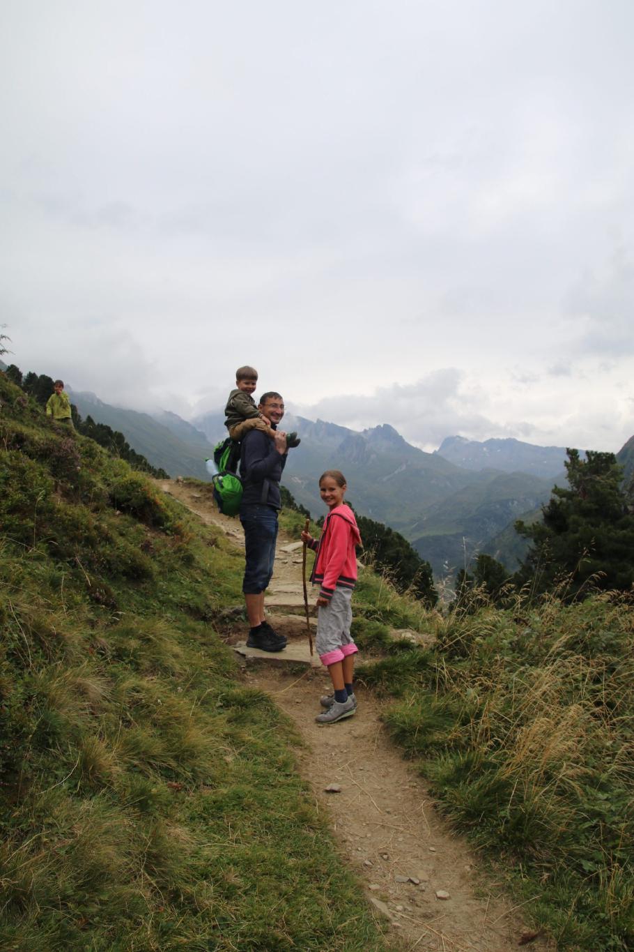 Oben wird das Wetter wieder etwas rauer.