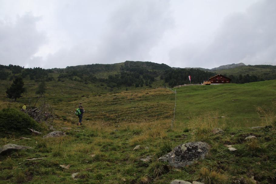 Das letzte Stück ist etwas steiler. Aber gleich sind wir oben.