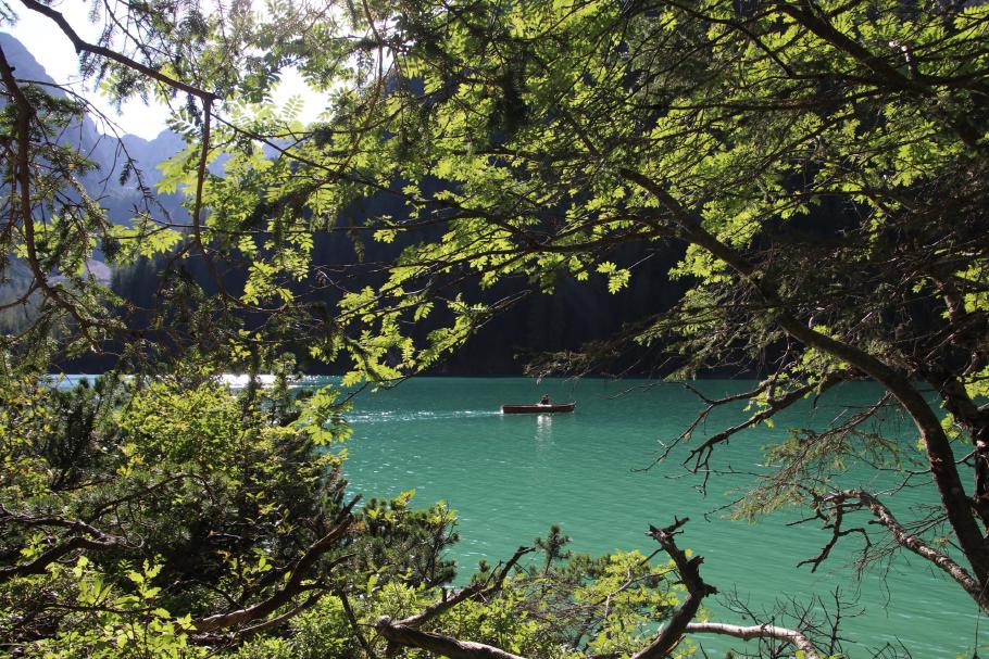 Es gibt hier auch einen kleinen Bootsverleih.