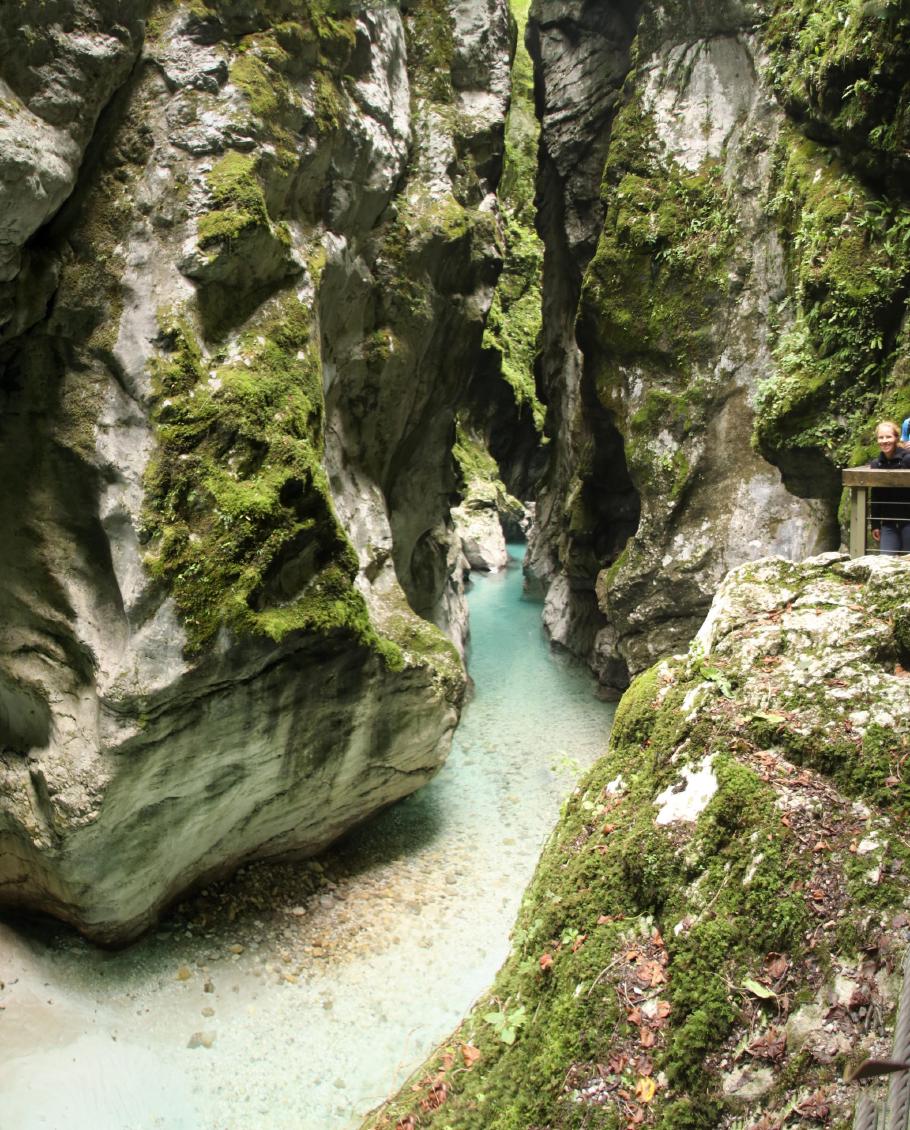 Aufgrund eines Steinrutsches endet der Weg hier leider.
