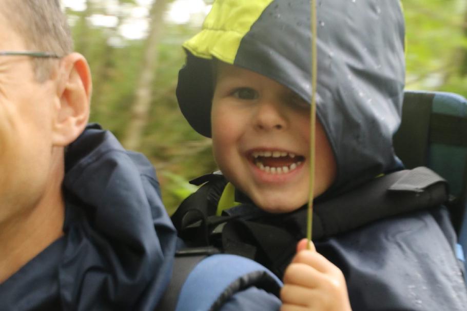 Mattis freut sich auf Regen.