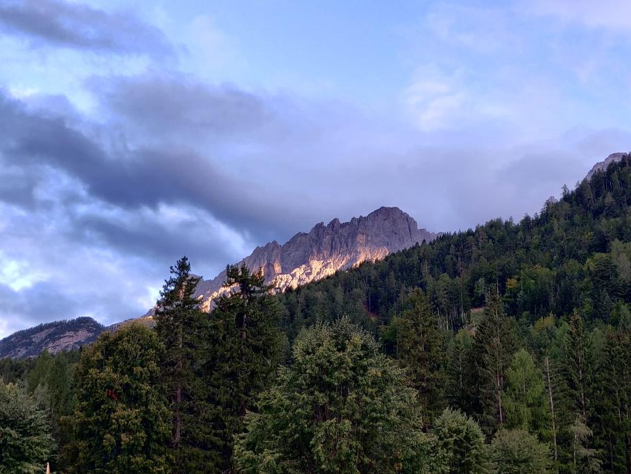 Ganz kurz lässt sich die Sonne da oben doch nochmal blicken.