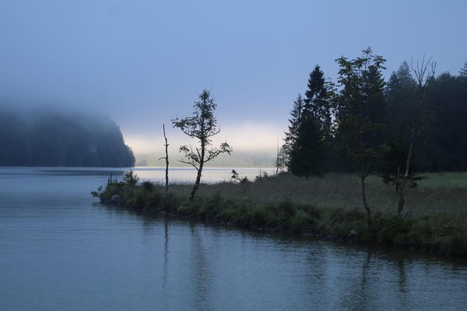 Hinter der nächsten Biegung wird es endlich heller.