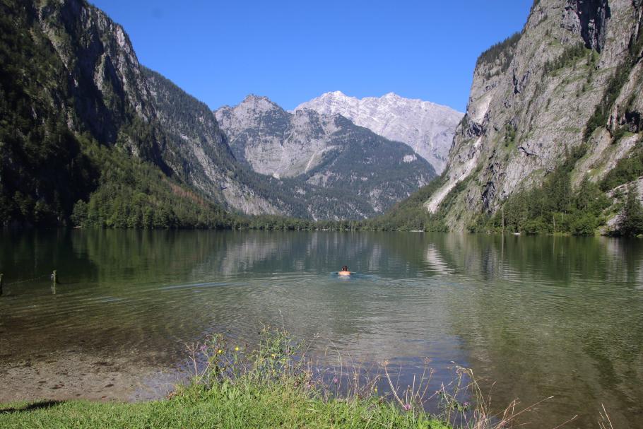 Dann schwimme ich halt flach.