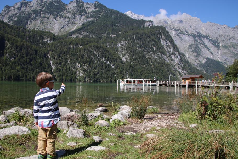 Da ist unser Boot für den Rückweg.
