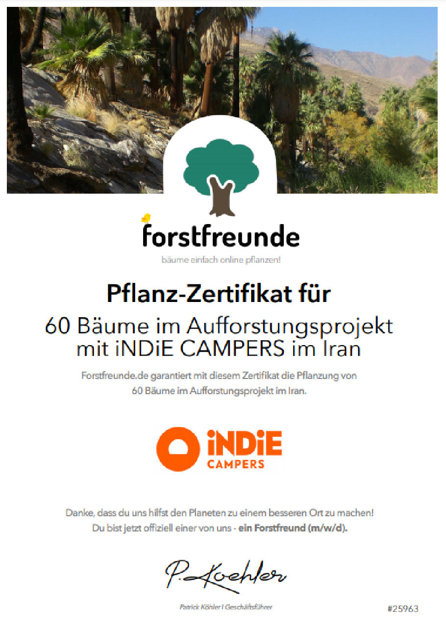 Unsere Reise war CO₂-neutral.